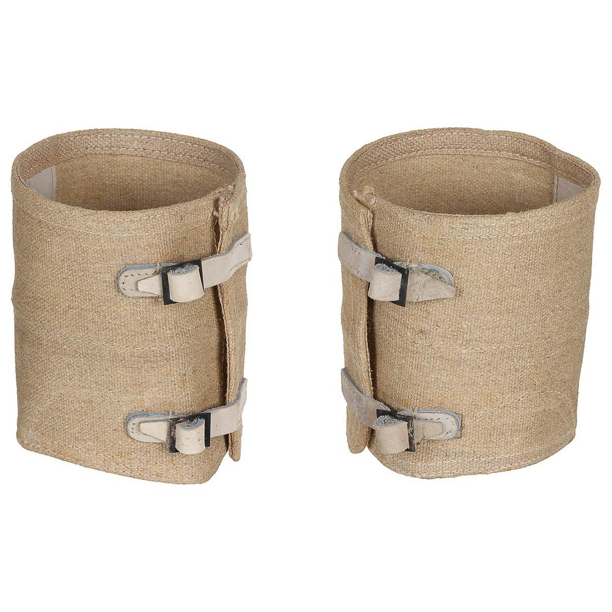Original Italian Military Gaiters Army Boot Leg Covers Army Surplus Khaki