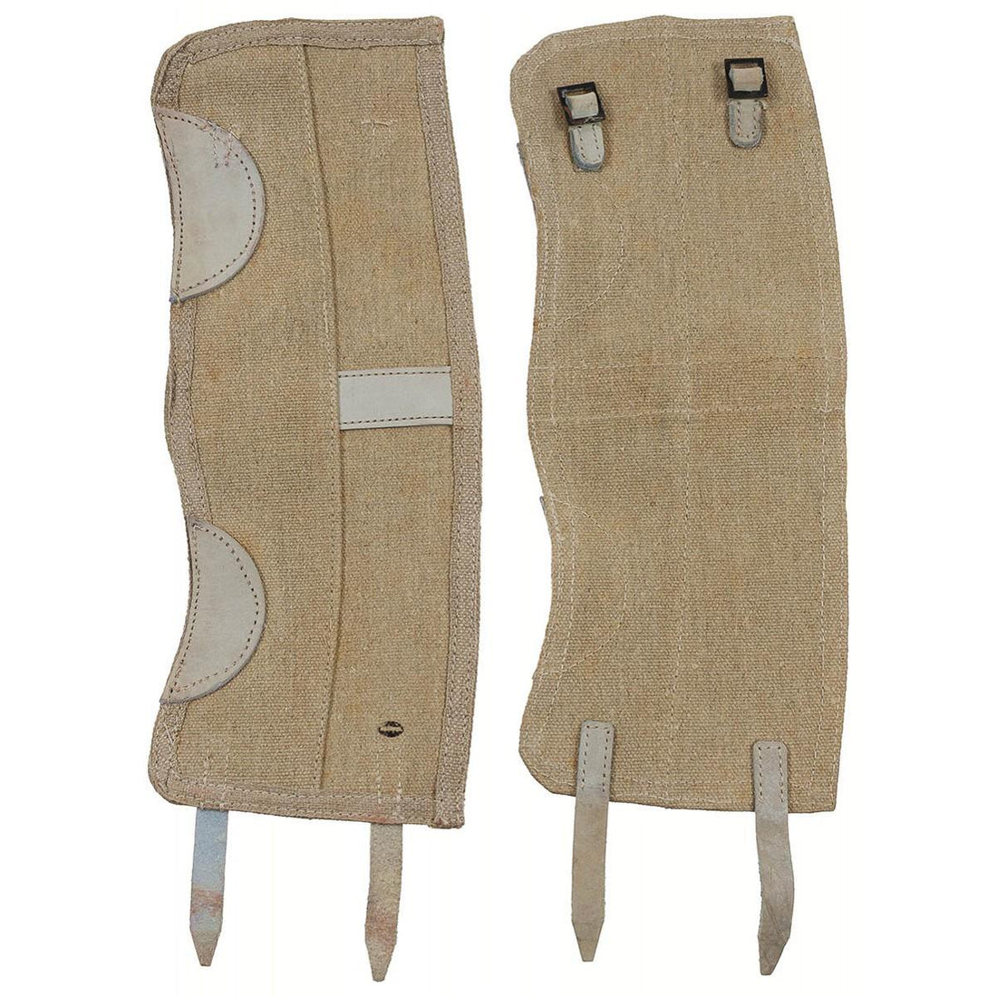 Original Italian Military Gaiters Army Boot Leg Covers Army Surplus Khaki