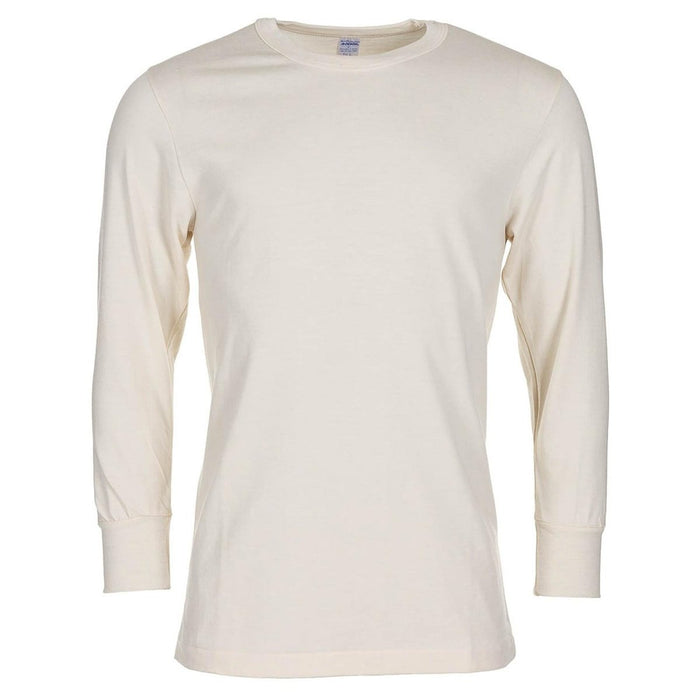 T-shirt coupe slim militaire italien original respirant à manches longues blanc - GoMilitar