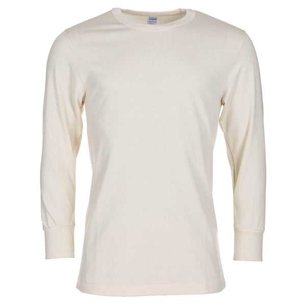 Original Italian Military Slim Fit T-Shirt Breathable Long Sleeve White