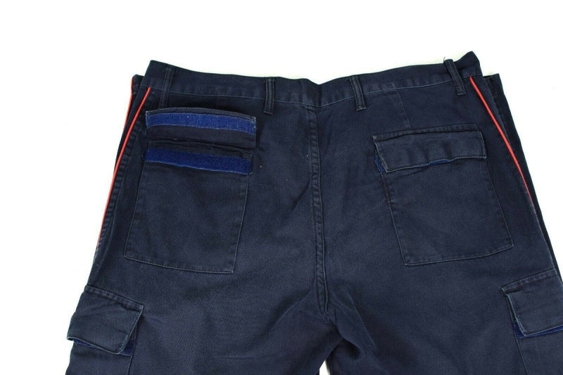 Pantalon bleu original de carabiniers de la police italienne