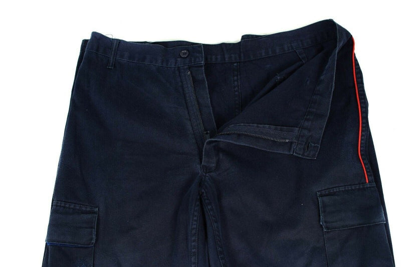 Pantalon bleu original de carabiniers de la police italienne