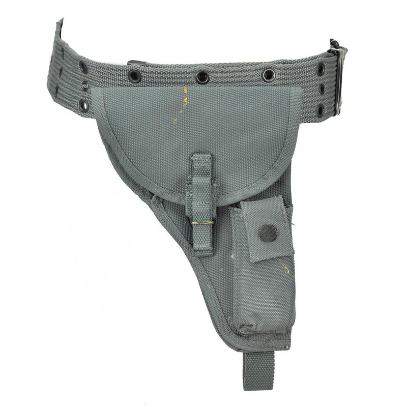 Étui de ceinture pour pistolet de police italien d'origine avec système de ceinture pour pochette à munitions NEUF
