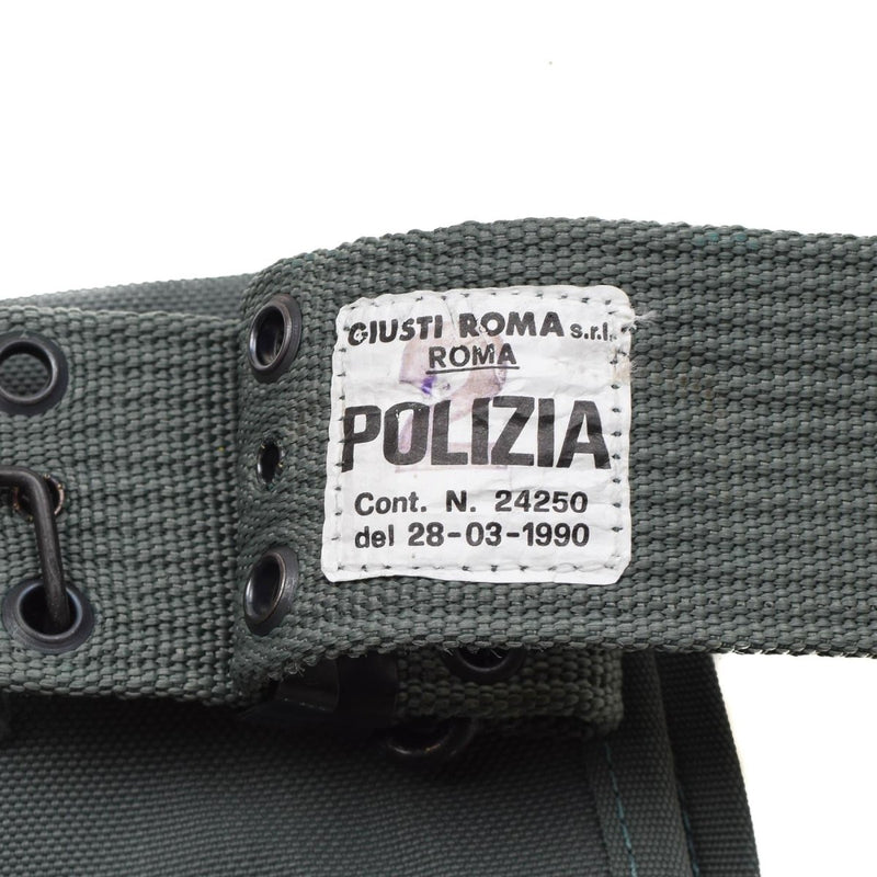 Étui de ceinture pour pistolet de police italien d'origine avec système de ceinture pour pochette à munitions NEUF