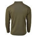 Chemise militaire originale italienne à fermeture éclair, sous-chemise légère et respirante, olive