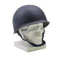 Casque militaire belge original en acier M51, combat tactique, armée, intérieur en PVC, bleu