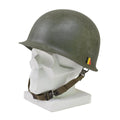 Casque militaire belge original en acier M51, combat tactique, armée, intérieur en PVC, olive