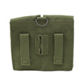 Original Norwegian army magazine pouch vintage double ammo bag green canvas NEW