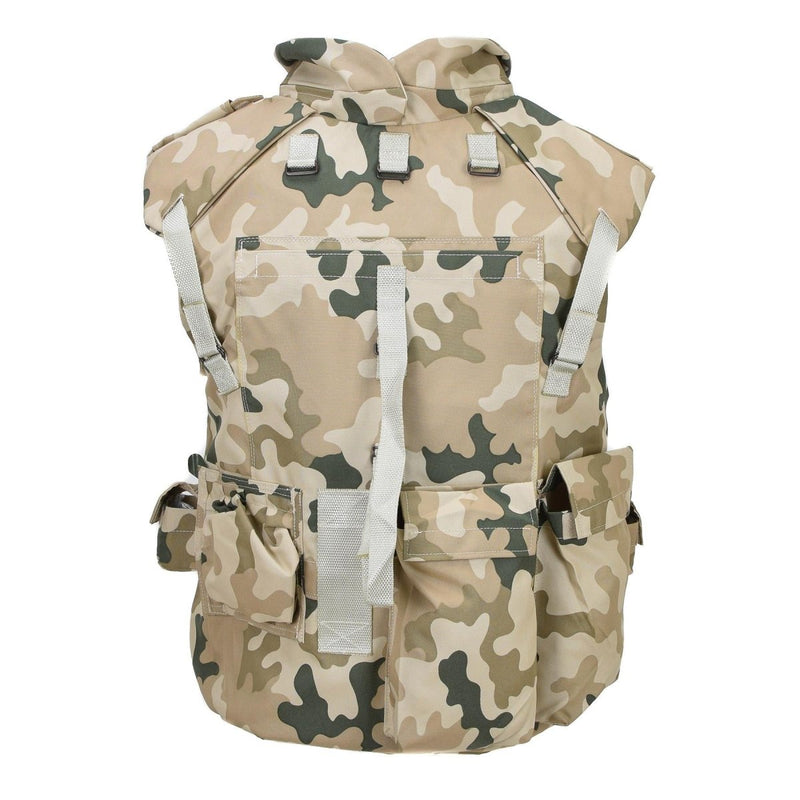 Original Polish Military Tactical Vest Plate Carrier lightweight Desert Camo