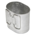 Original Swiss army troops vintage aluminum butterfly canteen mess military cup