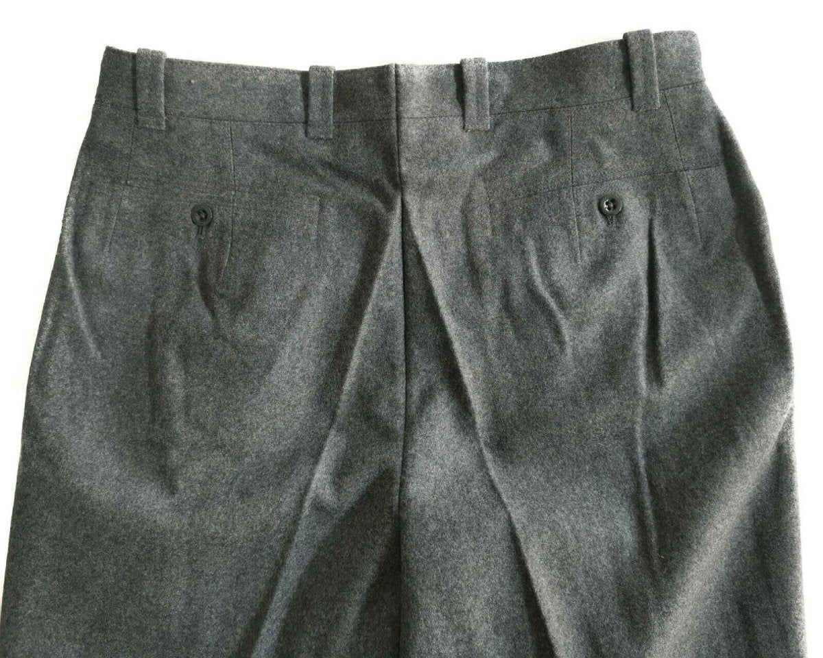 Pantalon en laine d'origine de l'armée suisse, pantalon de campagne militaire excédentaire Suisse
