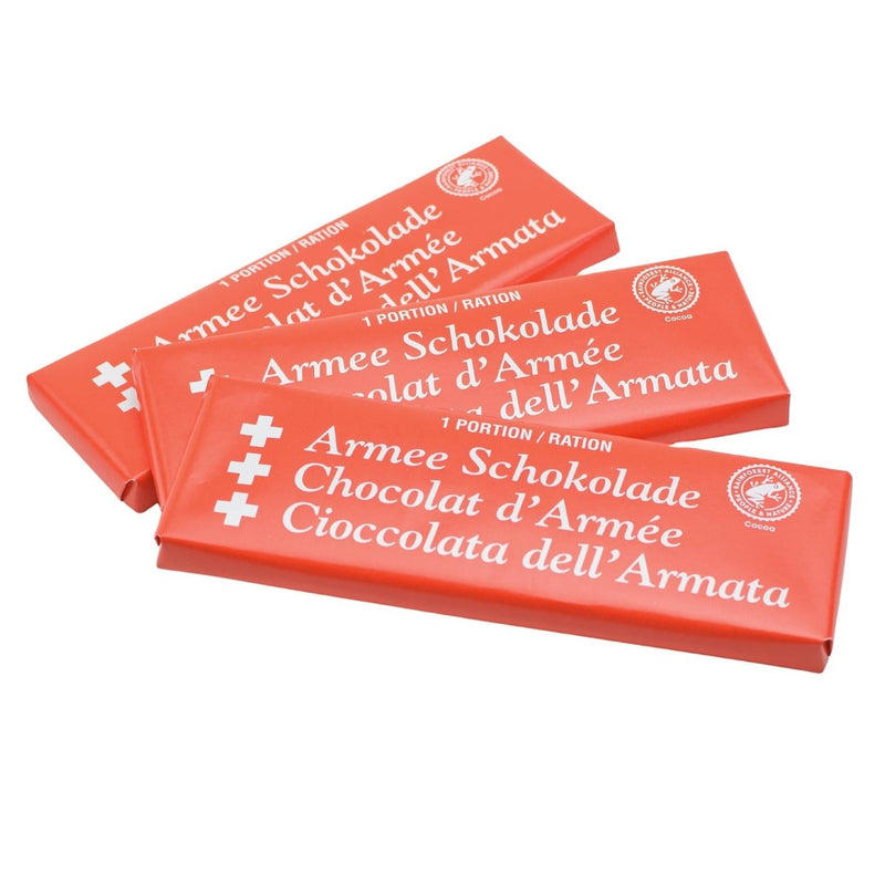 Original Swiss Military Chocolate Bar Long Shelf Life Emergency rations - GoMilitar