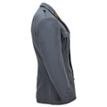 Veste formelle militaire suisse originale, 4 poches, épaulettes, gris