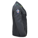 Original Swiss Military Formal Jacket Vintage 4 Pocket Design Dark Gray