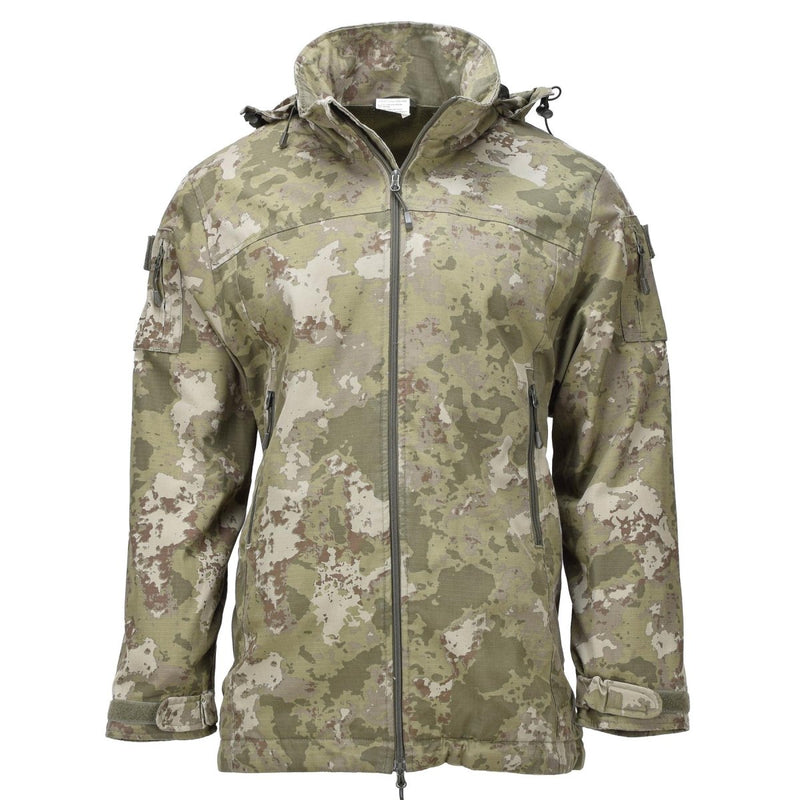 Parka de campagne turque originale en matériau RipStop avec capuche Fooldaway Camouflage Kama