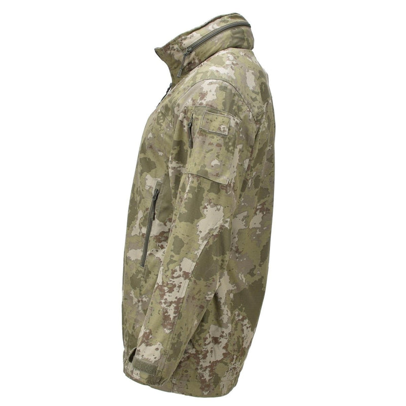 Parka de campagne turque originale en matériau RipStop avec capuche Fooldaway Camouflage Kama