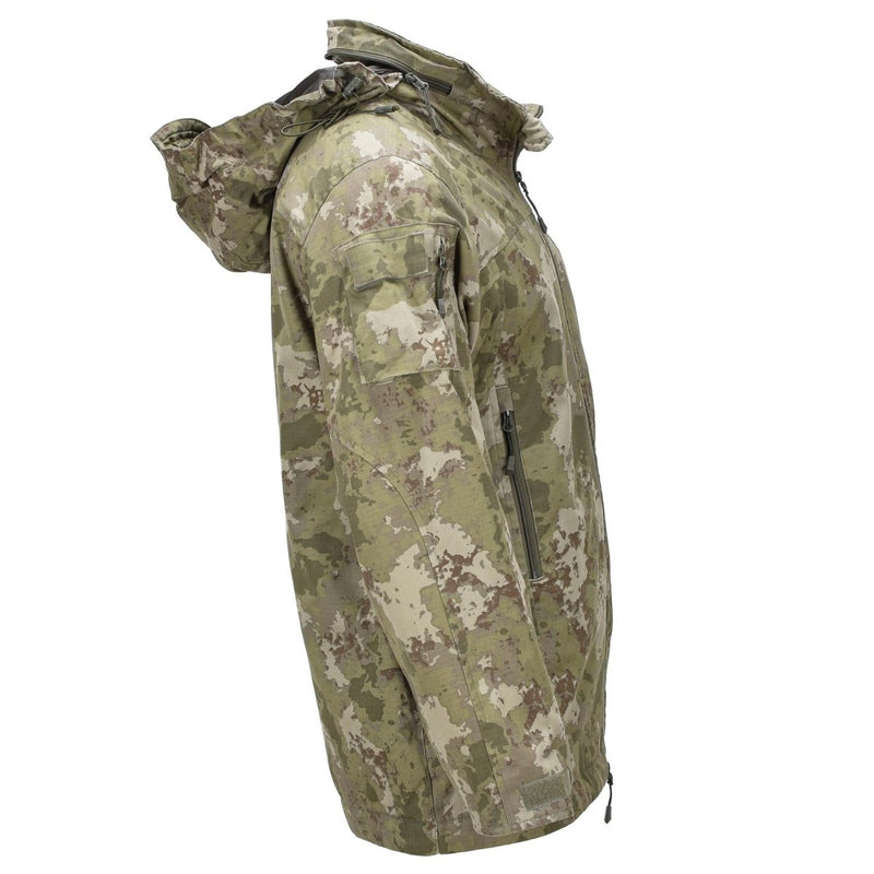 Parka de campagne turque originale en matériau RipStop avec capuche Fooldaway Camouflage Kama