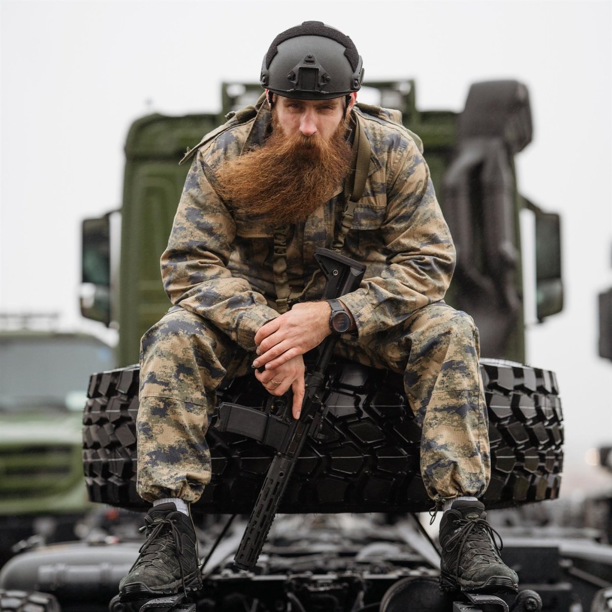 Parka camouflage numérique militaire turque originale avec doublure tactique ripstop durable