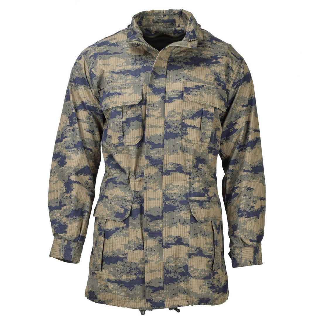 Parka camouflage numérique militaire turc d'origine avec doublure tactique ripstop durable