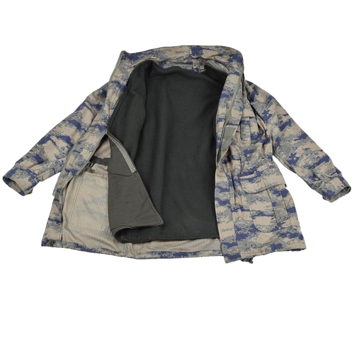 Parka camouflage numérique militaire turque originale avec doublure tactique ripstop durable