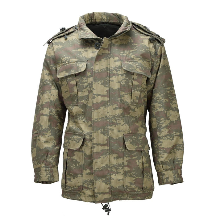 Parka militaire turque originale doublure polaire Ripstop M2008 Camo - GoMilitar