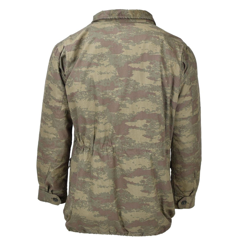 Original Turkish military paratroopers jacket parka camo ripstop lined army - GoMilitar