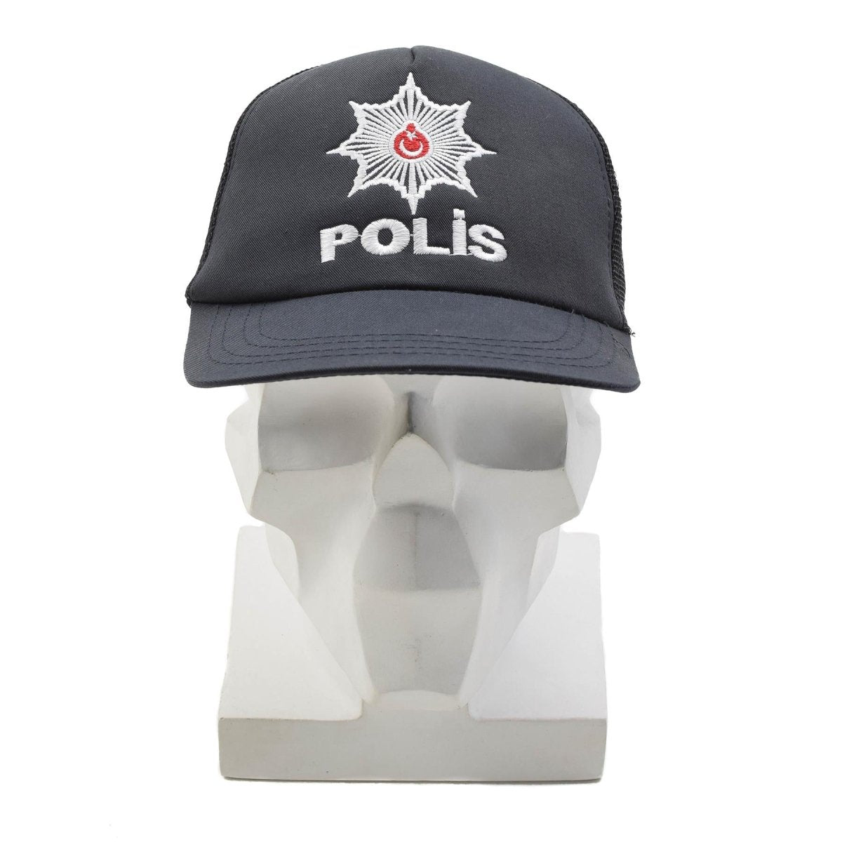 Original Turkish Military POLIS Field Cap Mesh Insert Adjustable Fastener Black