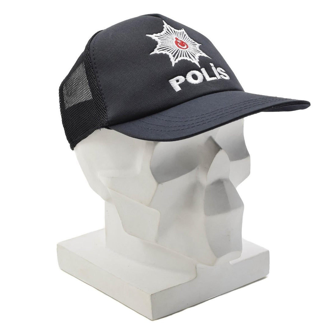 Original Turkish Military POLIS Field Cap Mesh Insert Adjustable Fastener Black