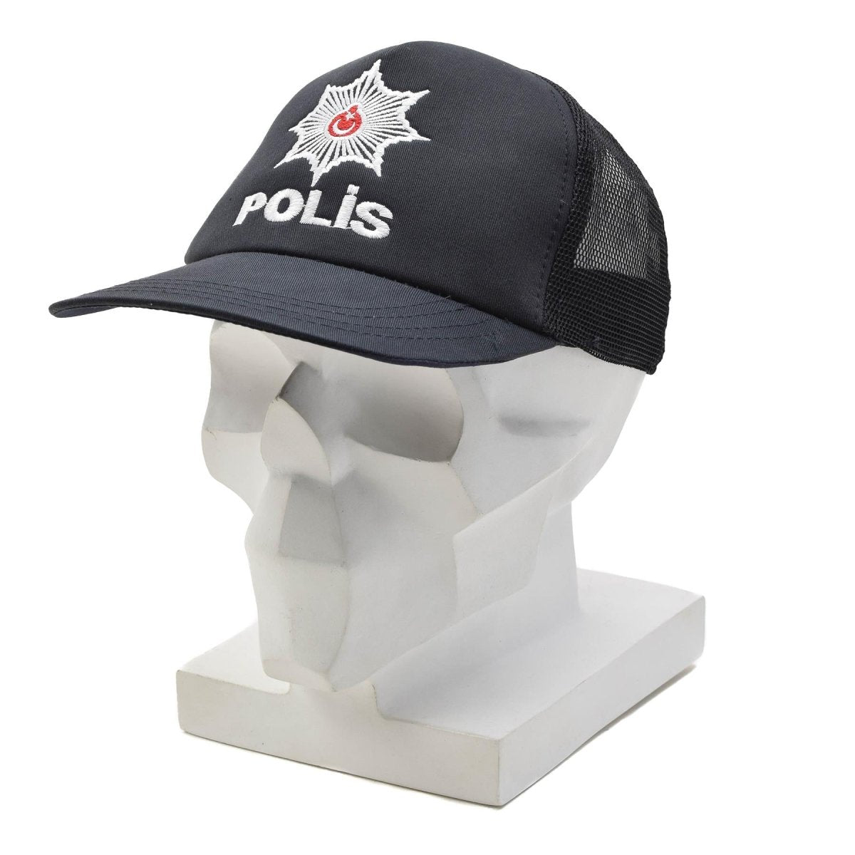 Original Turkish Military POLIS Field Cap Mesh Insert Adjustable Fastener Black