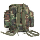 Original Turkish military camouflage tactical backpack with adjustable straps and side pockets for outdoor use
