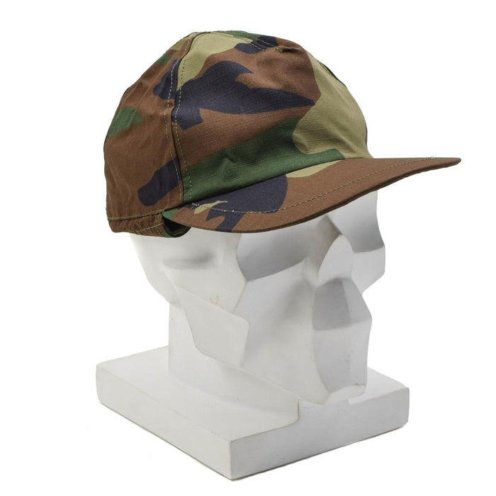 Casquette d'hiver militaire turque originale RipStop chapeau d'extérieur Woodland Camo - GoMilitar