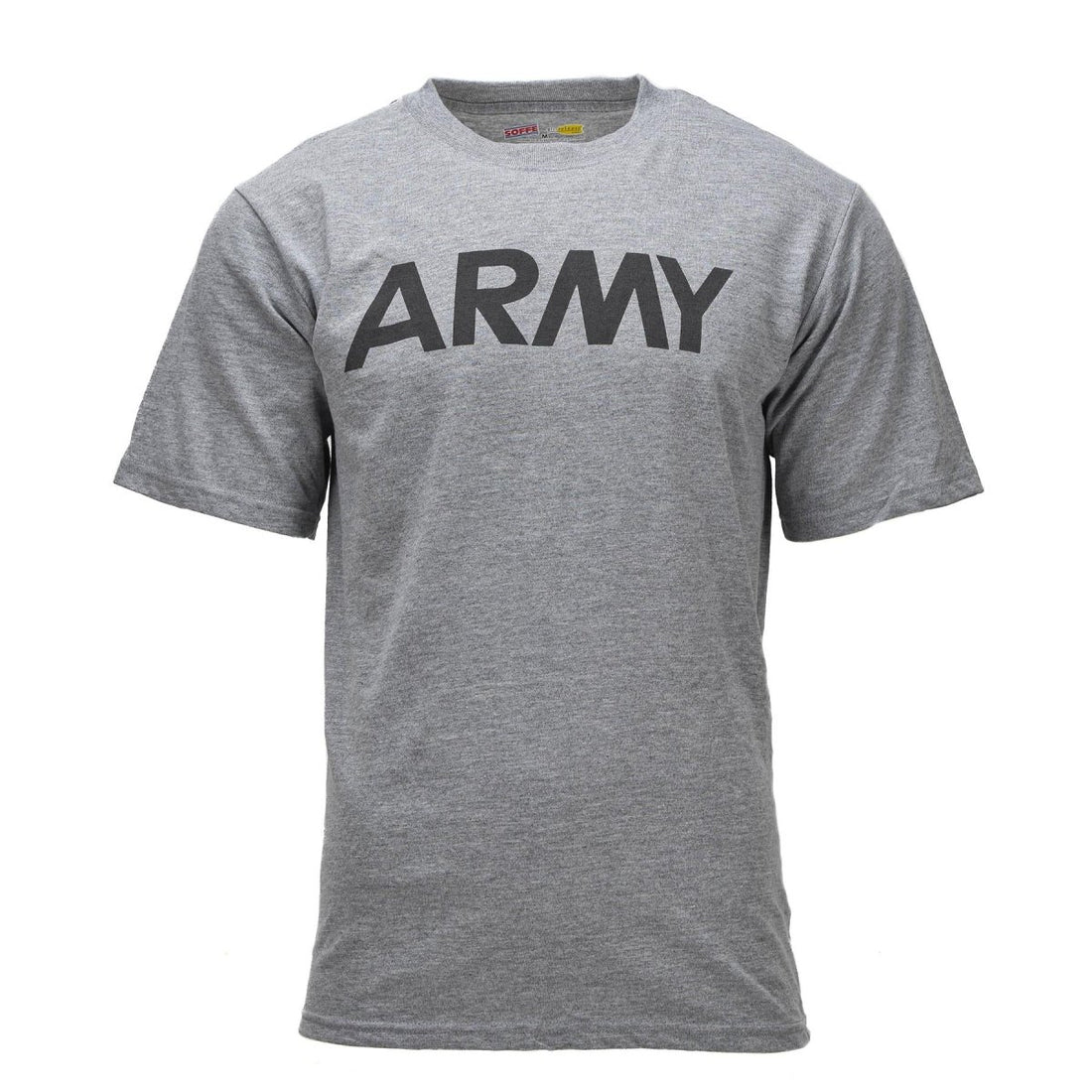 T-Shirt GI classique militaire américain, Original, manches courtes, Logo de l'armée Soffe, gris