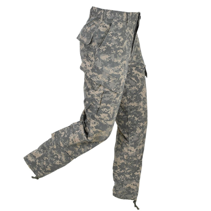 Pantalon de terrain militaire américain original Rip Stop ACU Digital Tiger Stripe Camo