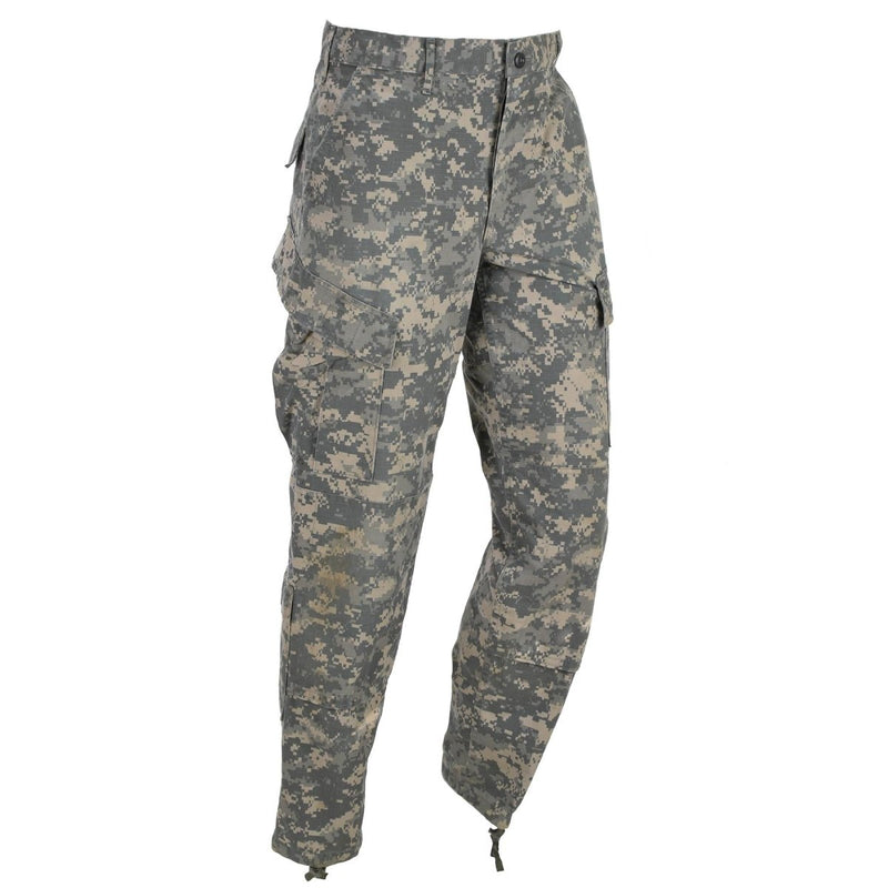 Pantalon de terrain militaire américain original Rip Stop ACU Digital Tiger Stripe Camo