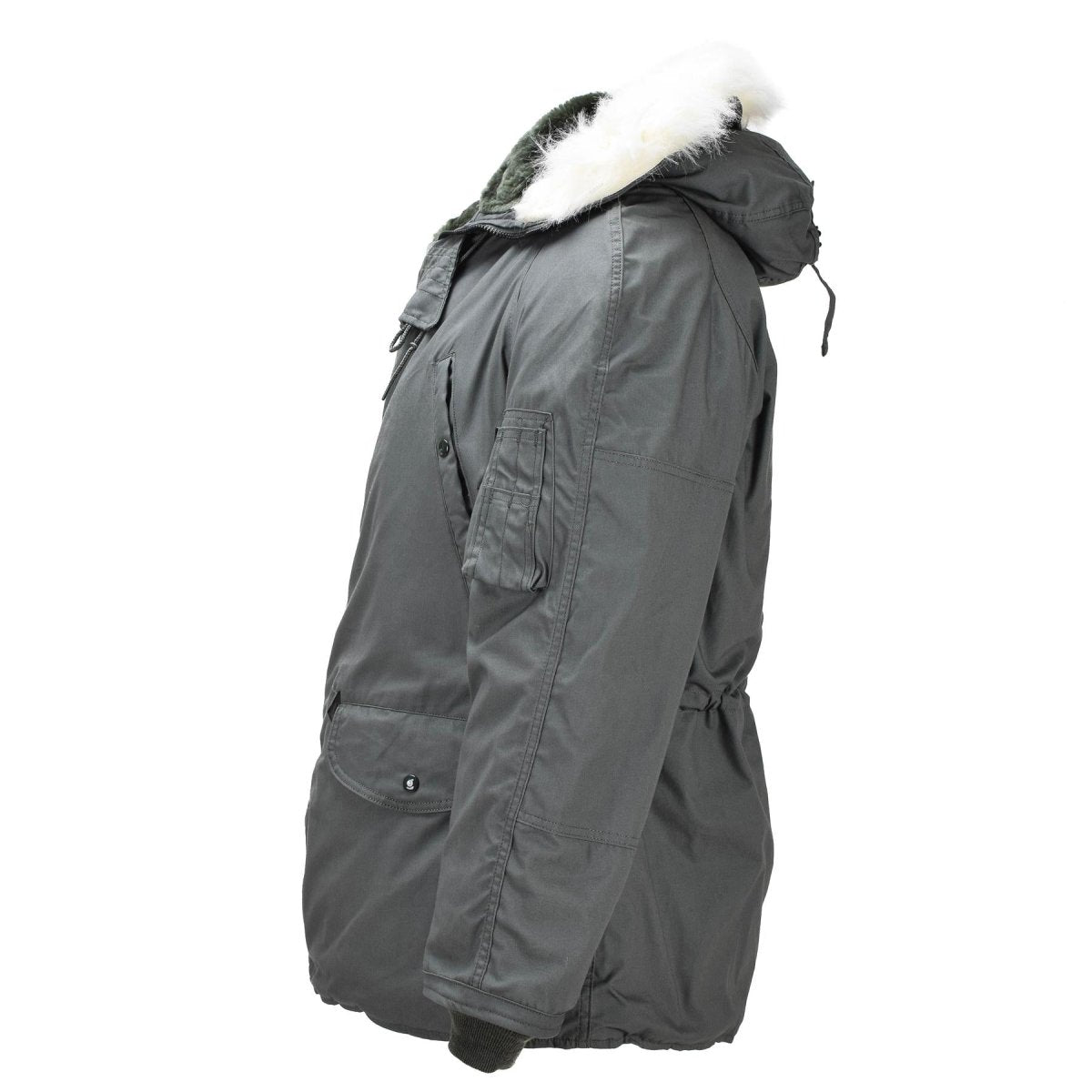 Parka militaire américaine originale N-3B pour temps froid, résistante au vent et aux intempéries, Olive