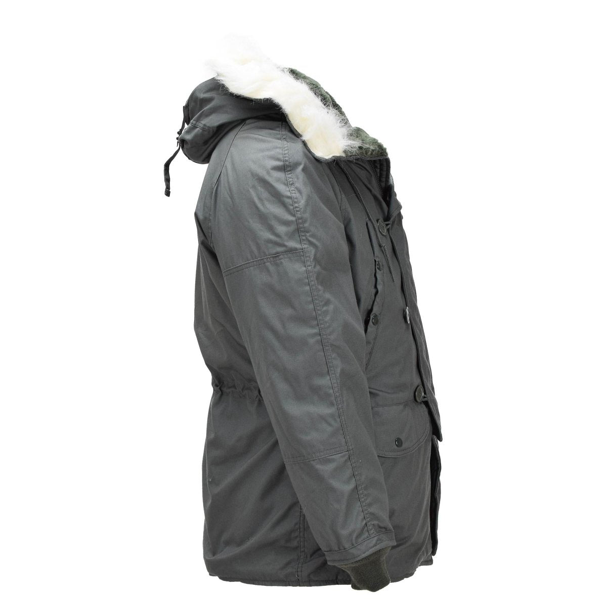 Parka militaire américaine originale N-3B pour temps froid, résistante au vent et aux intempéries, Olive