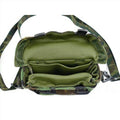 Sac à bandoulière militaire américain d'origine avec fermeture à boucle camouflage boisé NEUF