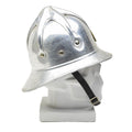 Casque de pompier en aluminium gris militaire d'origine yougoslave, badge de départ rouge de l'armée