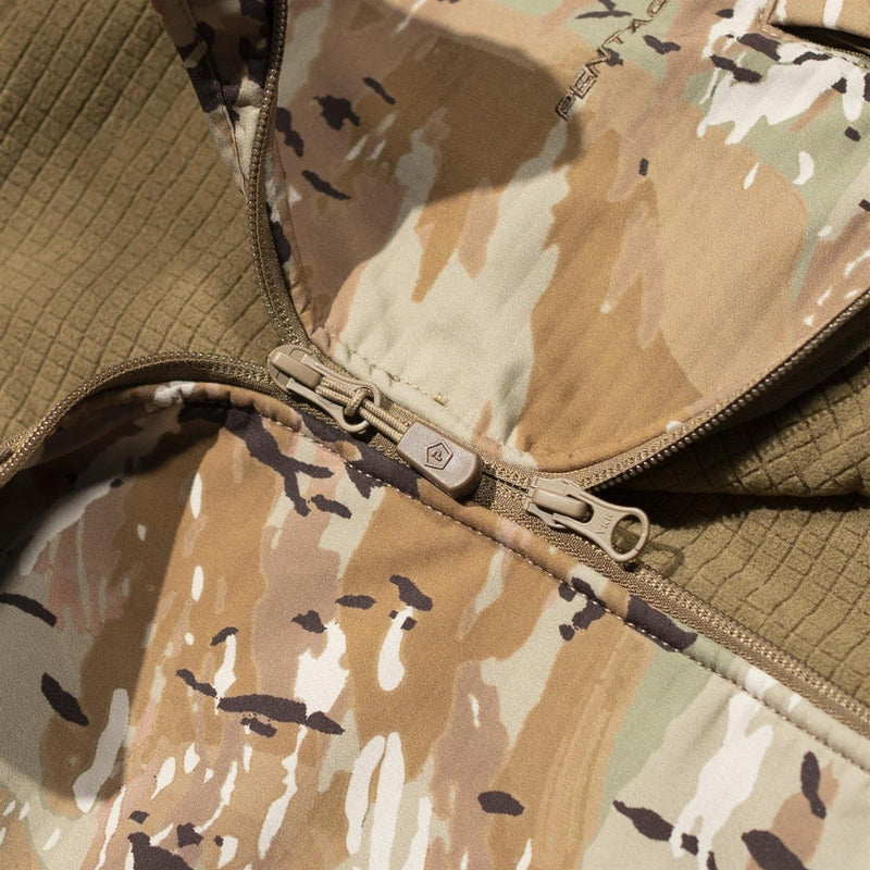 PENTAGON ARTAXES jacket pentacamo fleece lining windproof waterproof hooded warm - GoMilitar