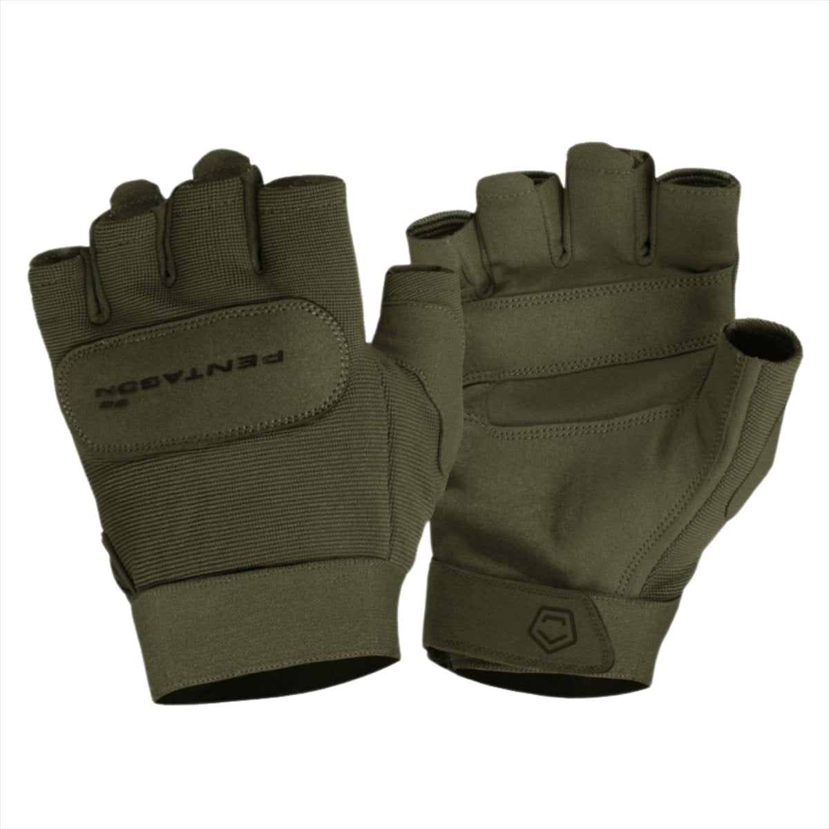 Mécanicien de service du pentagone 1/2 gants sans doigts