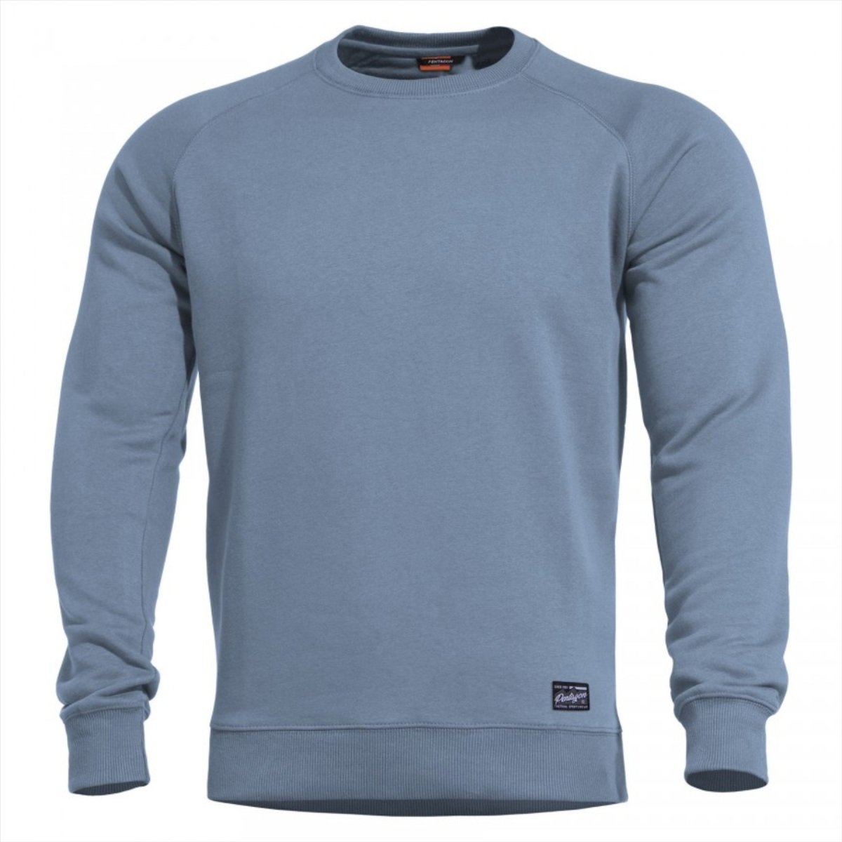 PENTAGON Hawk Pull vierge à col rond, coupe confortable, coutures plates