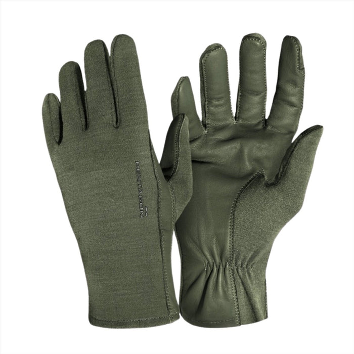 Gants de pilote PENTAGON Nomex, manchette courte, écran tactile en Kevlar, résistant au feu - GoMilitar