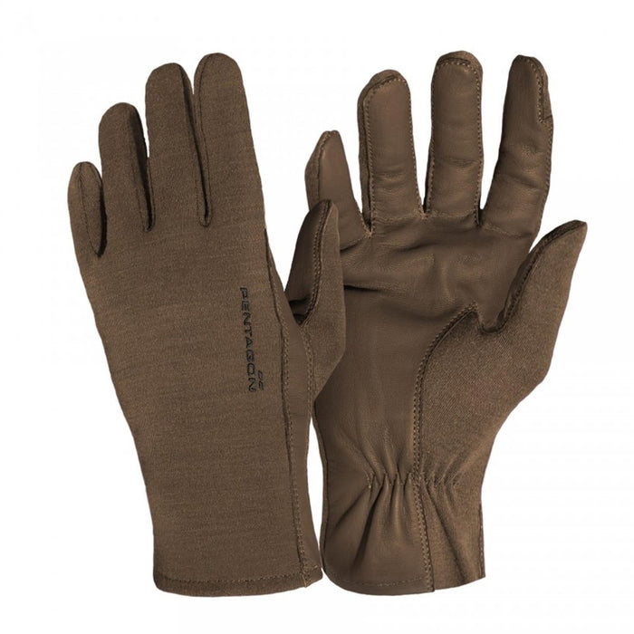 PENTAGON Pilot Nomex® Gants en cuir à manchette courte résistant au feu multicolore - GoMilitar