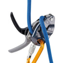 PETZL Grigri Assisted Braking Belay Device Climbing Equipment Aluminum Blue - GoMilitar