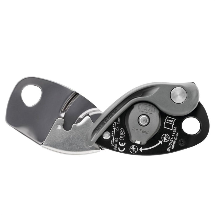 Petzl GRIGRI+ Belay Device Assisted Braking Anti-Panic 8.5–11 mm Gray - GoMilitar