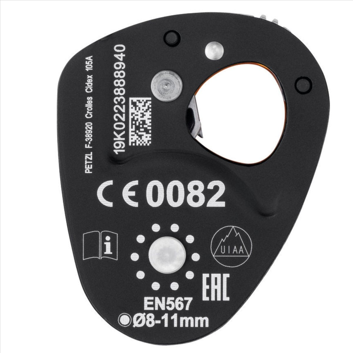 Petzl Micro Traxion Rope Pulley Device Lightweight Progress Capture 8–11 mm
