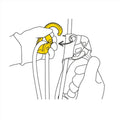 Petzl Rollclip Z Triact-Lock Pulley Carabiner Aluminum CE0082 20mm Rope