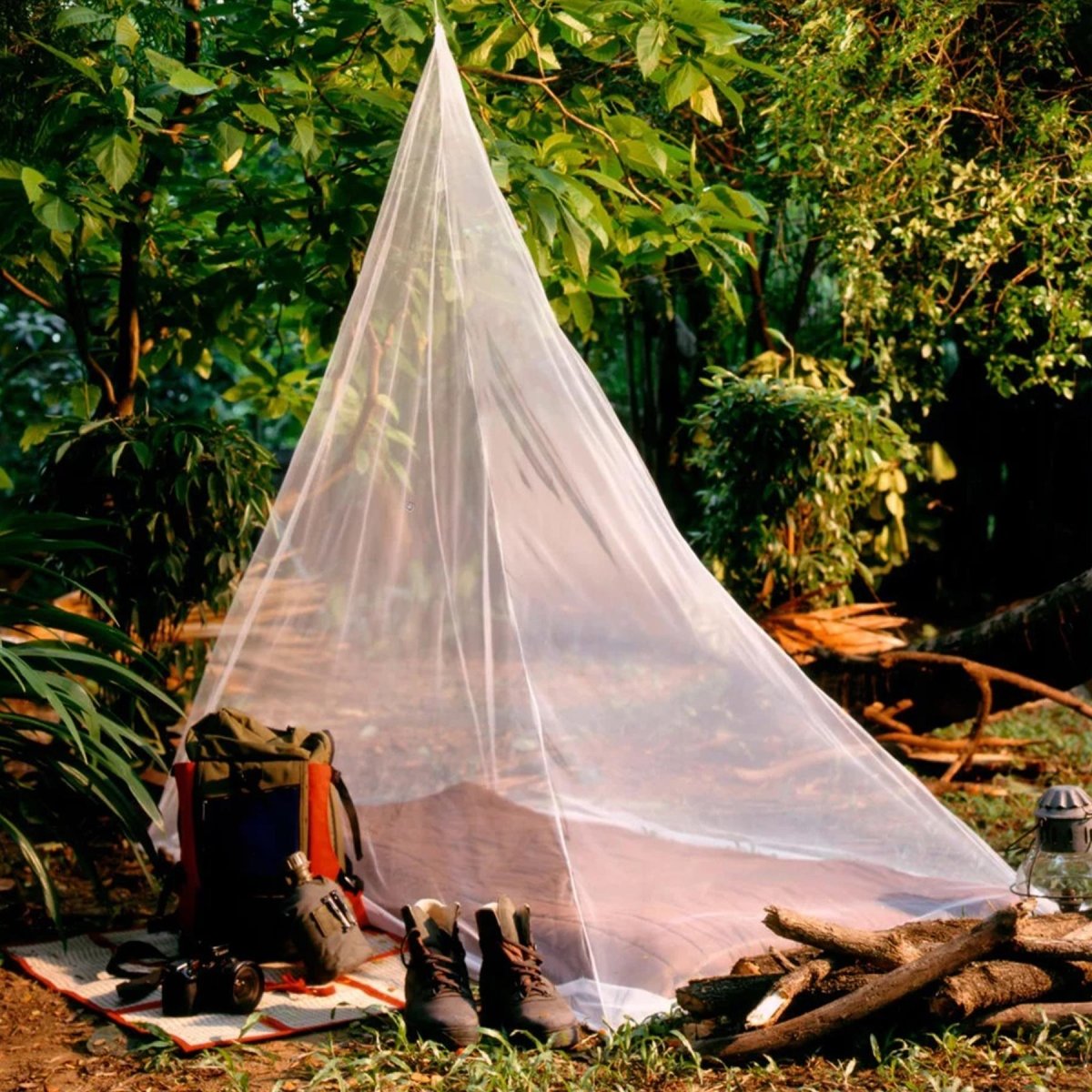 Pharmavoyage Filet anti-insectes Trek 1 camping extérieur protection anti-insectes Blanc