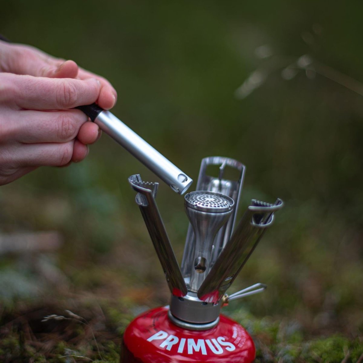 Primus Firestick compact burner stainless steel hiking stove camping cooking