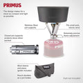 Primus Firestick compact burner stainless steel hiking stove camping cooking